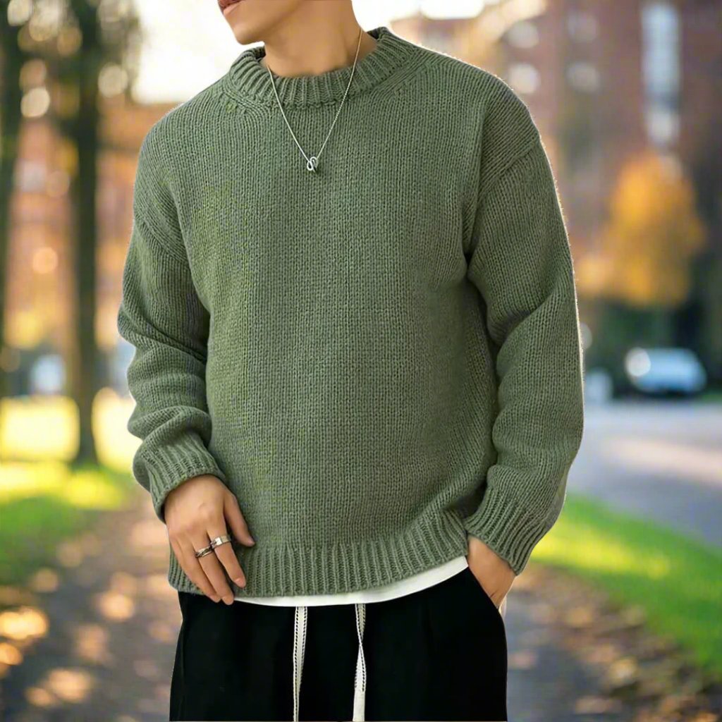 STOCKHOLM | Klassischer Herren Strickpullover