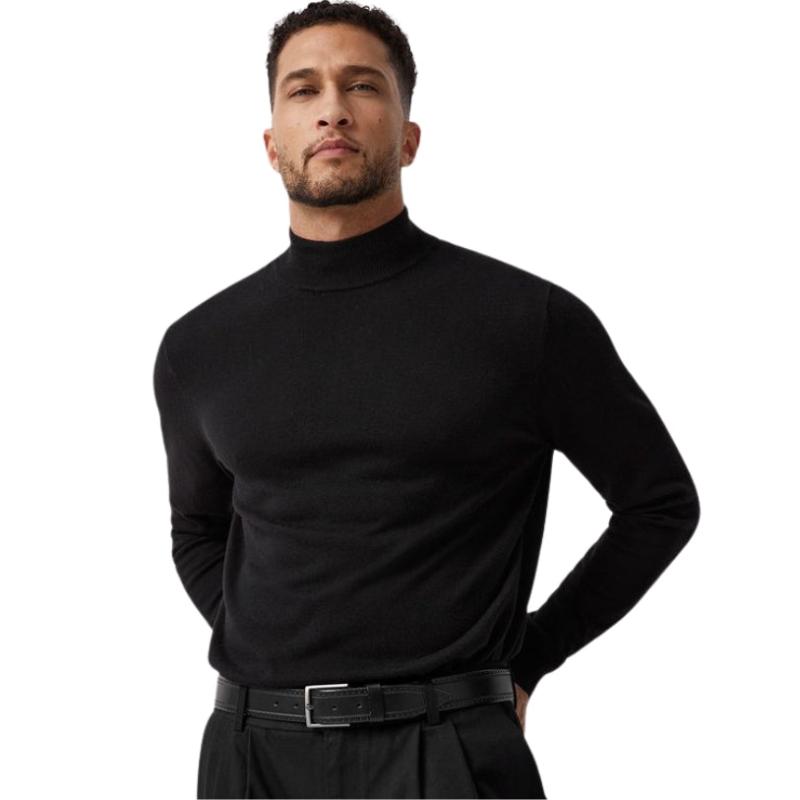 TERRA | Slim Fit Turtleneck Pullover aus Wolle