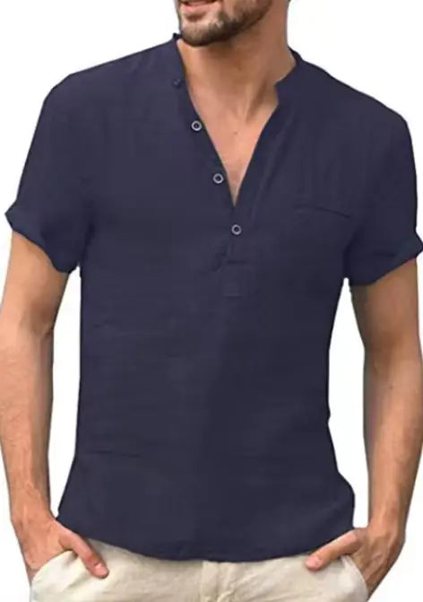 ADRIAN | Herren-Henley-Shirt