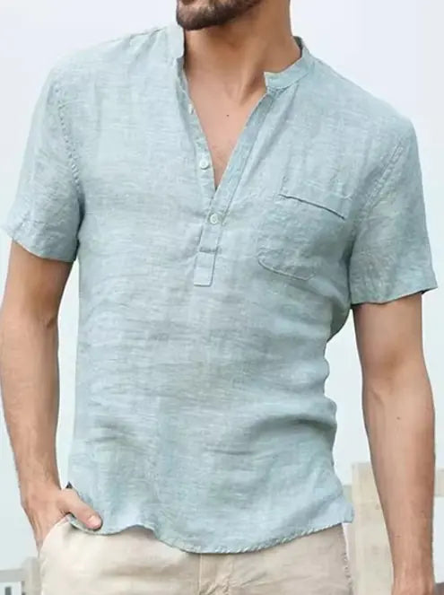 ADRIAN | Herren-Henley-Shirt